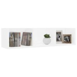 VidaXL Cd-wandschap 75x18x18 Cm Bewerkt Hout Wit -Huishoudelijke Voorwerpen Winkel 55d8f96b6a4c47968ef7c22f9399542a