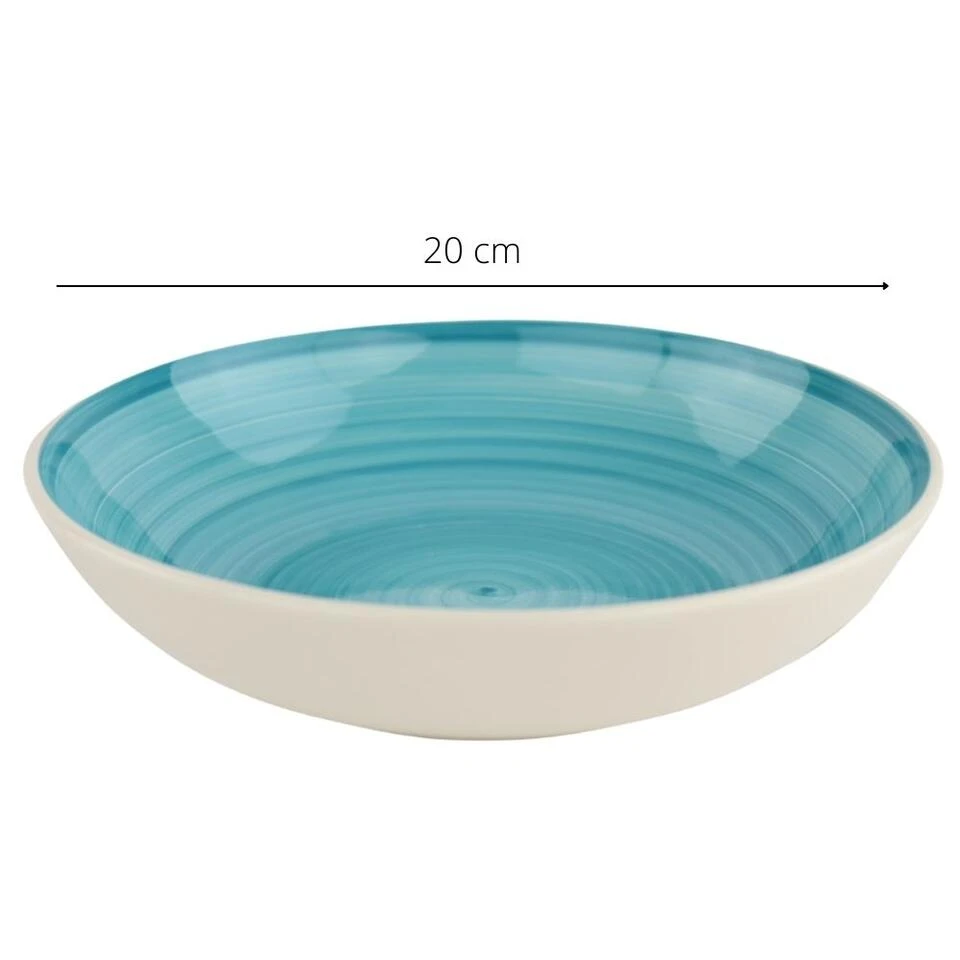 Orange85 Soepkom 5 Kleuren Diepe Borden 20cm Aardewerk 4 Orange85 Soepkom 5 Kleuren Diepe Borden 20cm Aardewerk - Afbeelding 4