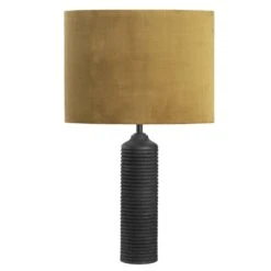 Voet Tafellamp Bali - Zwart - 33xØ10 Cm -Huishoudelijke Voorwerpen Winkel 60305008 0102