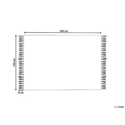 Beliani Plaid ADONI - Beige Katoen -Huishoudelijke Voorwerpen Winkel 60e2e23e3eb340da950e97781b24101d