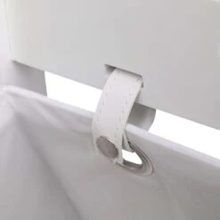 VidaXL Mandenrek 2-laags 35x35x72 Cm Hout Wit -Huishoudelijke Voorwerpen Winkel 6c486f51a1df4672925094d27b3f359c