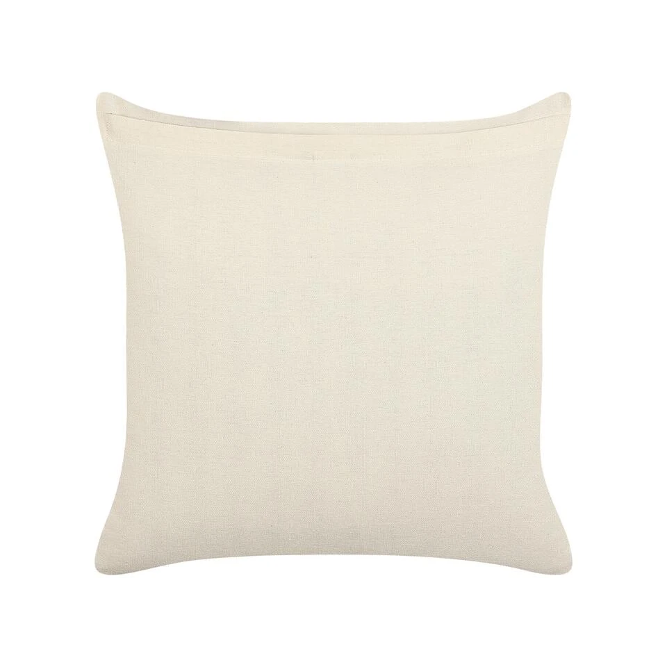 Beliani Sierkussen CERCIS - Zwart Katoen 4 Beliani Sierkussen CERCIS - Zwart Katoen - Afbeelding 4