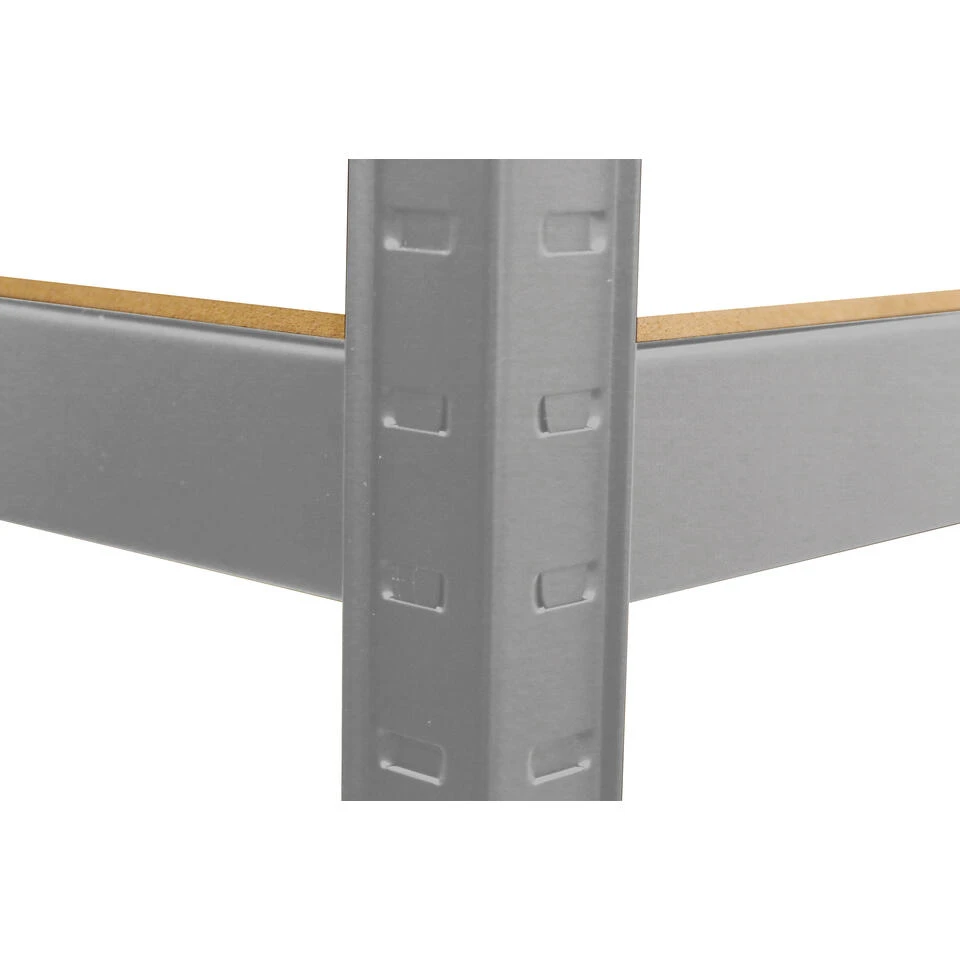 ERRO Stellingkast Met 5 Planken - Zilver - 90cm 2 ERRO Stellingkast Met 5 Planken - Zilver - 90cm - Afbeelding 2