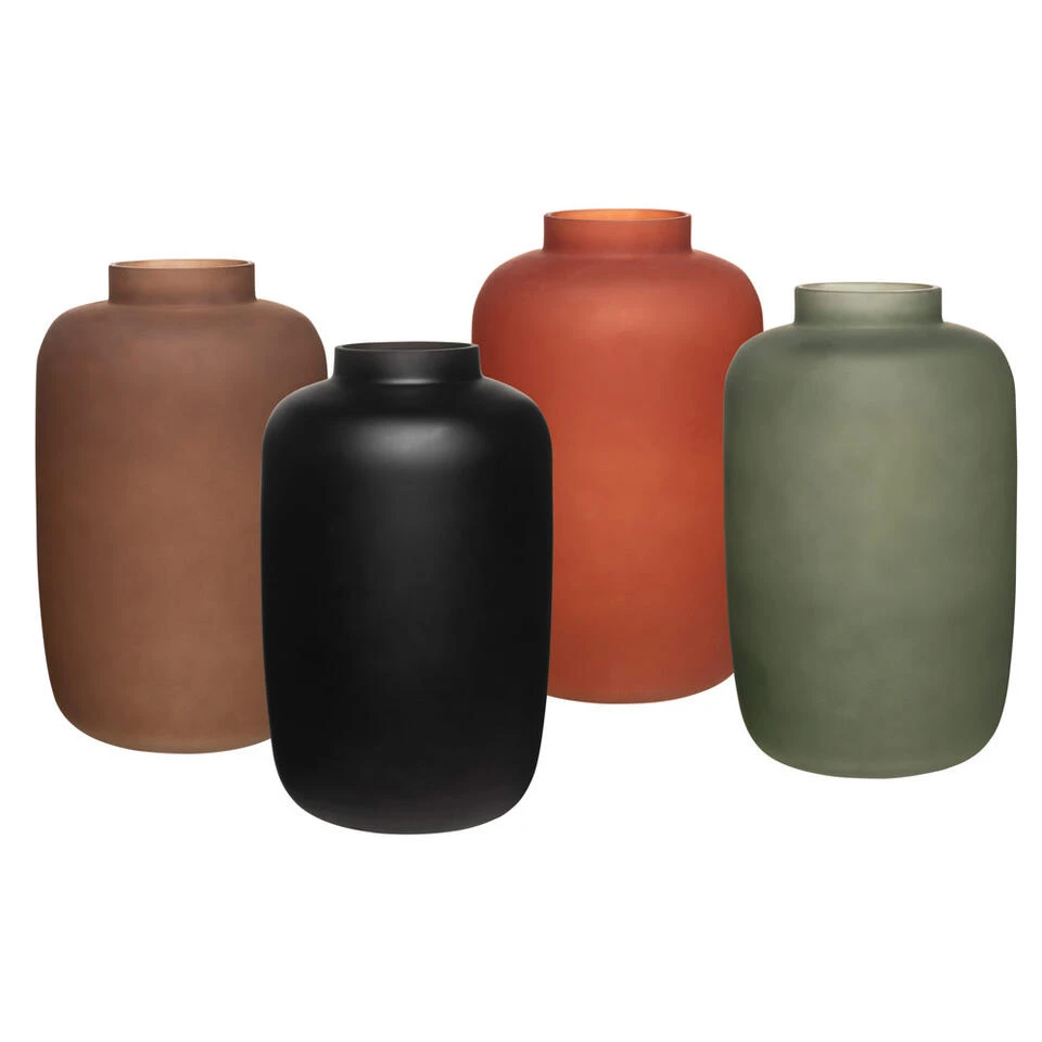 Vaas Lucy - Groen - 29xØ18,5 Cm 2 Vaas Lucy - Groen - 29xØ18,5 Cm - Afbeelding 2