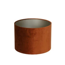 Cilinder Lampenkap Velours - Terra - Ø35x21cm -Huishoudelijke Voorwerpen Winkel 719a0f4d85d343da8acd2cd8acc66924
