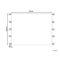 Beliani Plaid YARSELI - Beige Katoen 6 Beliani Plaid YARSELI - Beige Katoen -Huishoudelijke Voorwerpen Winkel 7cf792a237004966bf0a33477ac3e585