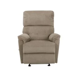 Beliani TV-fauteuil EVERTON - Bruin Polyester -Huishoudelijke Voorwerpen Winkel 7d4f6fb03cf548bc917e4280a135703b