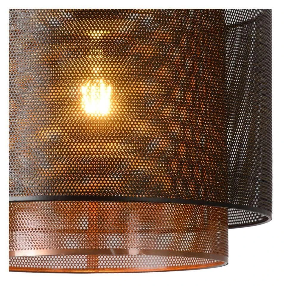 Lucide Hanglamp Orrin - Zwart - Ø25 Cm 3 Lucide Hanglamp Orrin - Zwart - Ø25 Cm - Afbeelding 3