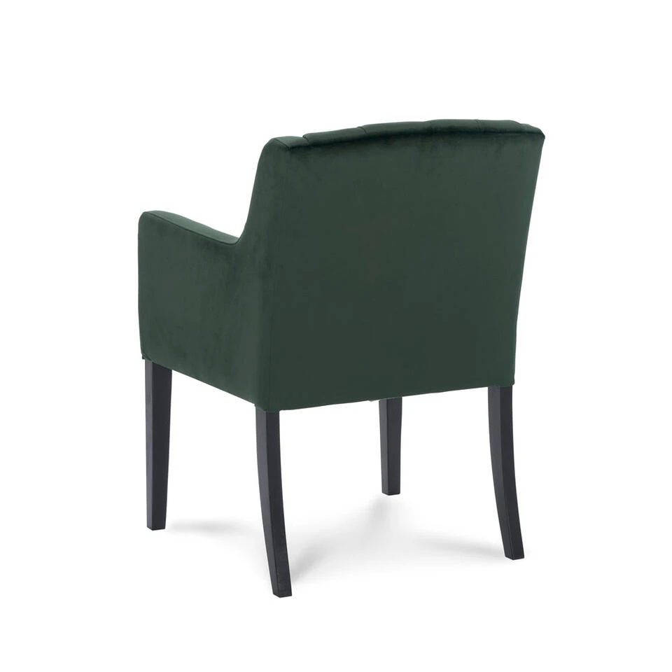 Eetkamerstoel Rosetti - Velvet - Groen 3 Eetkamerstoel Rosetti - Velvet - Groen - Afbeelding 3