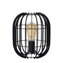Lucide Tafellamp Reda 22x22x26 Cm - Zwart