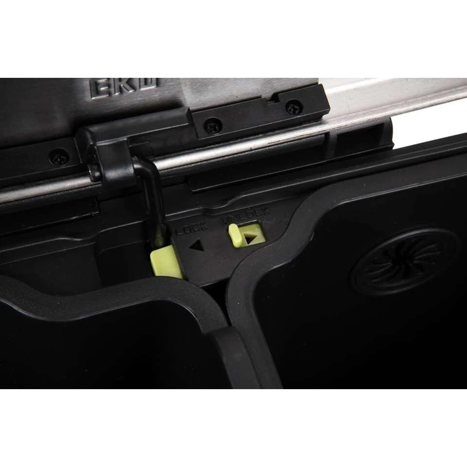 EKO Recycling Pedaalemmer E-Cube - Zwart - 10+9l 3 EKO Recycling Pedaalemmer E-Cube - Zwart - 10+9l - Afbeelding 3