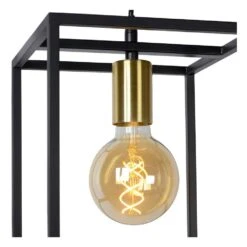 Lucide Hanglamp Ruben - Zwart - 22x22x150 Cm 6 Lucide Hanglamp Ruben - Zwart - 22x22x150 Cm -Huishoudelijke Voorwerpen Winkel 81024836 1406