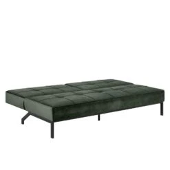 Slaapbank Linz- Velvet Groen -Huishoudelijke Voorwerpen Winkel 81027134 0406