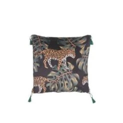 Beliani Sierkussen KUHI - Zwart Polyester 6 Beliani Sierkussen KUHI - Zwart Polyester -Huishoudelijke Voorwerpen Winkel 811ad91171354cec99fcf038eda4353a