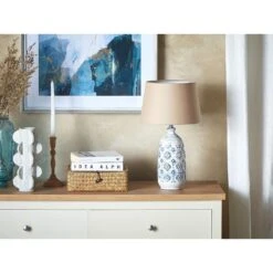 Beliani Tafellamp PALAKARIA - Multicolor Keramiek -Huishoudelijke Voorwerpen Winkel 85140459215648f6a3825fb4461368cc