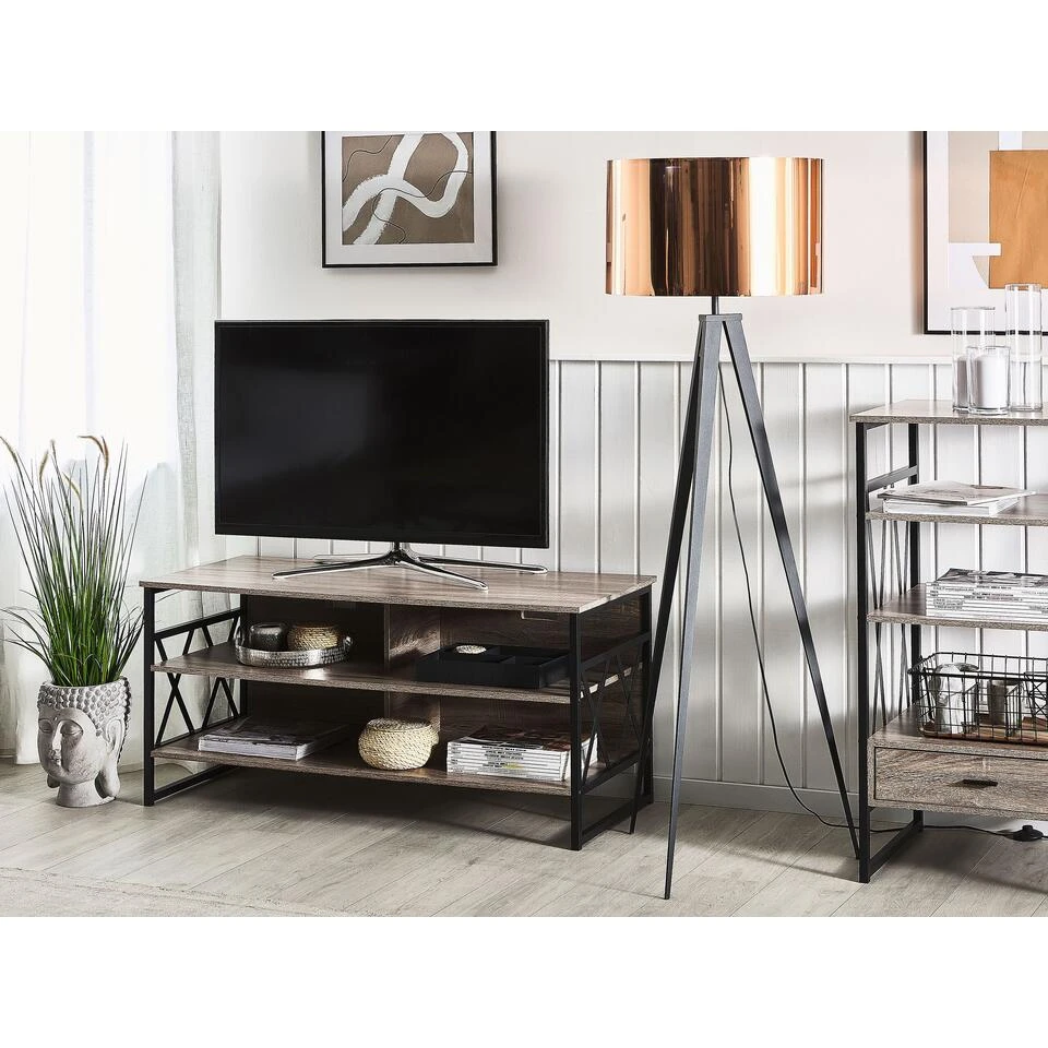 Beliani Staande Lamp STILETTO - Koper Metaal 4 Beliani Staande Lamp STILETTO - Koper Metaal - Afbeelding 4