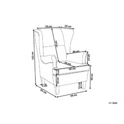 Beliani Oorfauteuil ABSON - Geel Polyester 6 Beliani Oorfauteuil ABSON - Geel Polyester -Huishoudelijke Voorwerpen Winkel 934a5aa004434d3885f12666fc305aab 2