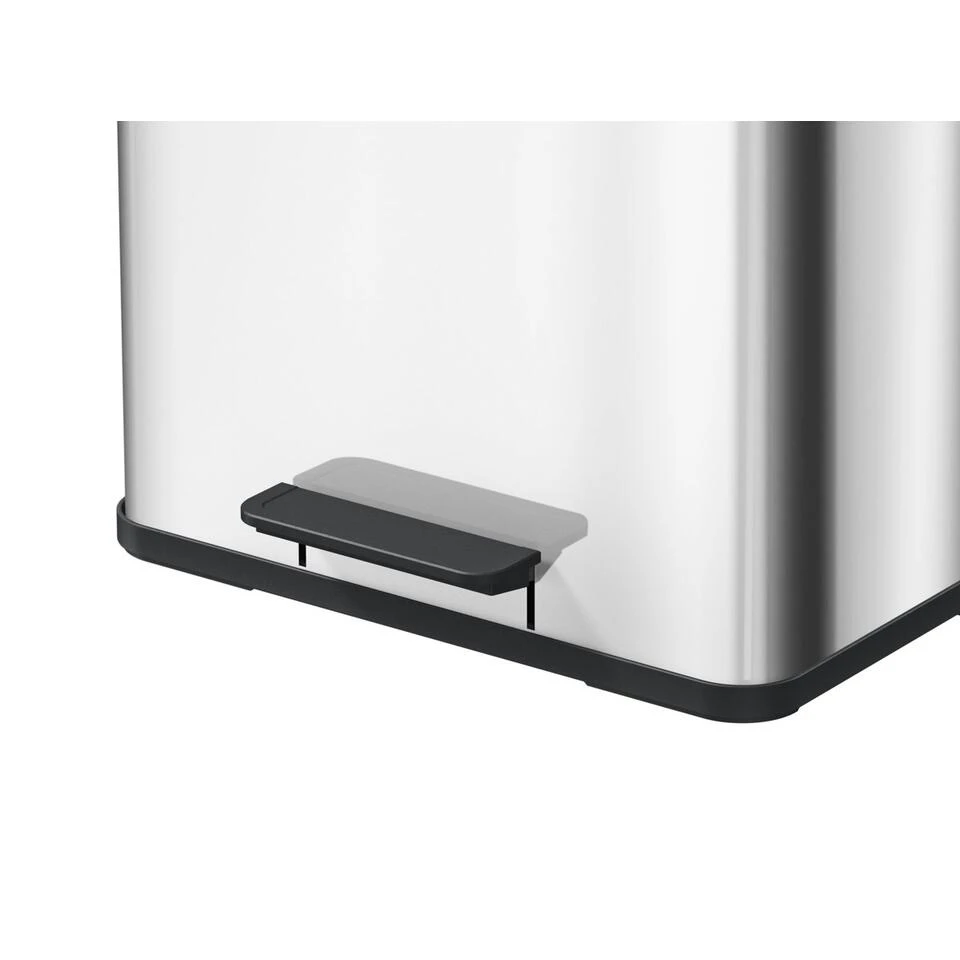 Hailo Öko Duo Plus L Prullenbak - 17+9L - RVS 2 Hailo Öko Duo Plus L Prullenbak - 17+9L - RVS - Afbeelding 2