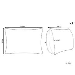 Beliani Sierkussen ORLAYA - Oranje Katoen 6 Beliani Sierkussen ORLAYA - Oranje Katoen -Huishoudelijke Voorwerpen Winkel 9a7f67569fce43d09d915aed8080d1ae
