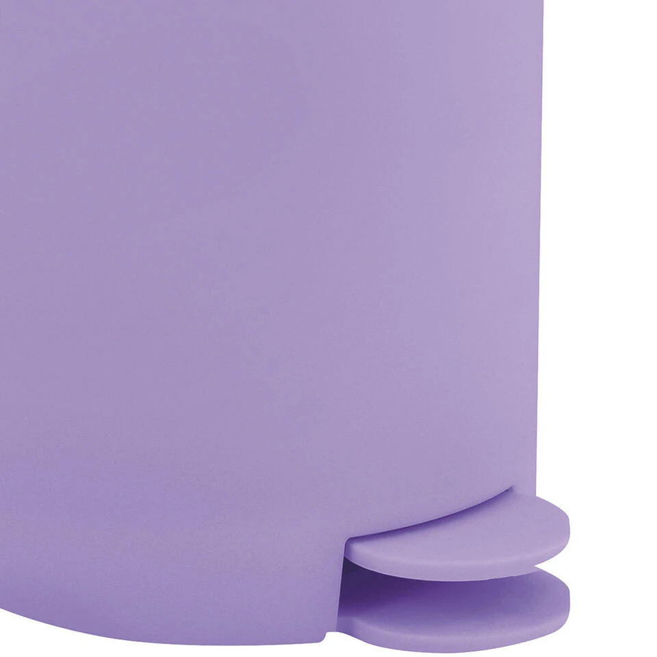 MSV Kleine Badkamer/toilet Pedaalemmer - Lila Paars - 3L - 15x27 Cm 2 MSV Kleine Badkamer/toilet Pedaalemmer - Lila Paars - 3L - 15x27 Cm - Afbeelding 2