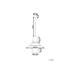 Beliani Hanglamp PINEGA - Zilver Metaal, Glas 6 Beliani Hanglamp PINEGA - Zilver Metaal, Glas -Huishoudelijke Voorwerpen Winkel a858994120264a52865ce5891574a6f0