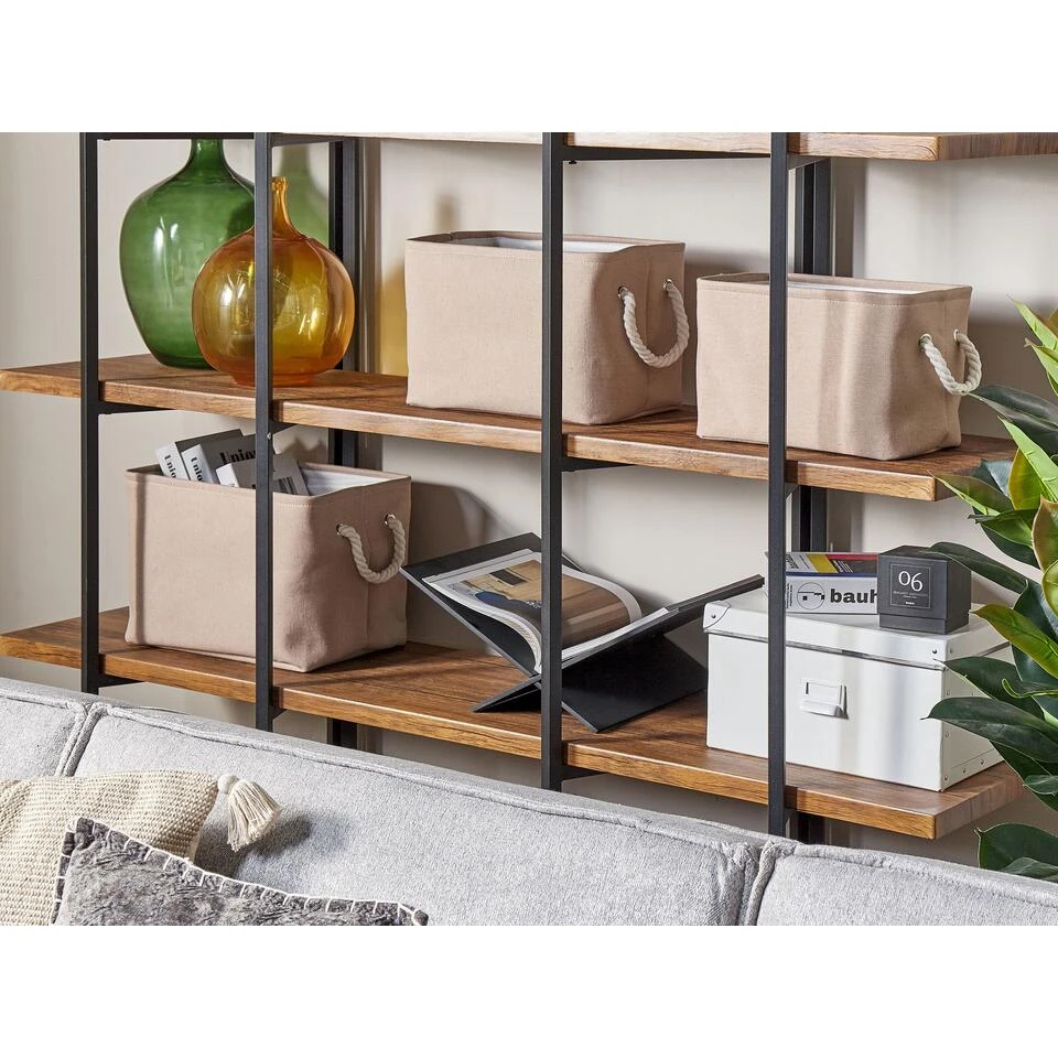 Beliani Mand DARQAB - Beige Polyester 2 Beliani Mand DARQAB - Beige Polyester - Afbeelding 2