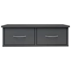 VidaXL Wandschap Met Lades 60x26x18,5 Cm Bewerkt Hout Hoogglans Grijs 7 VidaXL Wandschap Met Lades 60x26x18,5 Cm Bewerkt Hout Hoogglans Grijs -Huishoudelijke Voorwerpen Winkel b3f413a17a75413e82f107050a34fe12