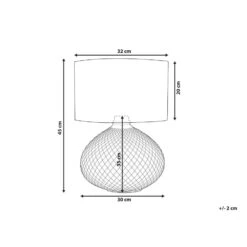 Beliani Tafellamp MADON - Goud Glas 6 Beliani Tafellamp MADON - Goud Glas -Huishoudelijke Voorwerpen Winkel b46eada33da4442b8f83e6e2190fce34