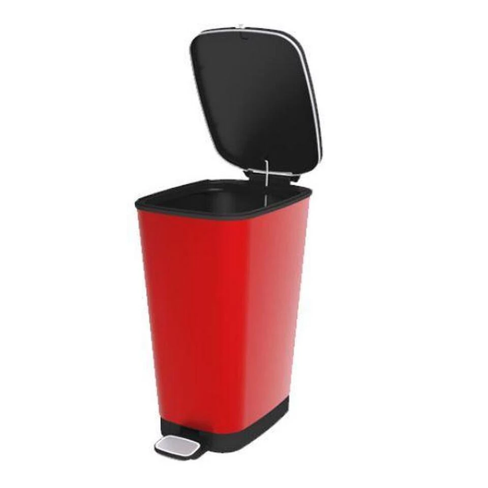 Kis Chic Bin Pedaalemmer - 50L - Rood 2 Kis Chic Bin Pedaalemmer - 50L - Rood - Afbeelding 2