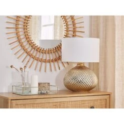 Beliani Tafellamp MADON - Goud Glas 7 Beliani Tafellamp MADON - Goud Glas -Huishoudelijke Voorwerpen Winkel c79e1d53deae4adda07b5a1c84124f39