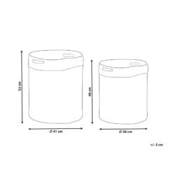 Beliani Mand KARDH - Wit Katoen -Huishoudelijke Voorwerpen Winkel cfe37cf0827a4d5d973e289de51fdec2