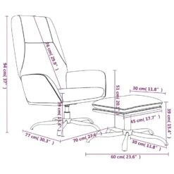 VidaXL Relaxstoel Met Voetenbank Fluweel Donkergrijs -Huishoudelijke Voorwerpen Winkel d40e578c71ce420bb1c4e3e5c56e5103