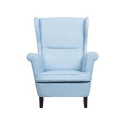Beliani Oorfauteuil ABSON - Blauw Polyester 7 Beliani Oorfauteuil ABSON - Blauw Polyester -Huishoudelijke Voorwerpen Winkel d54bfbe14251420090d6573460325511