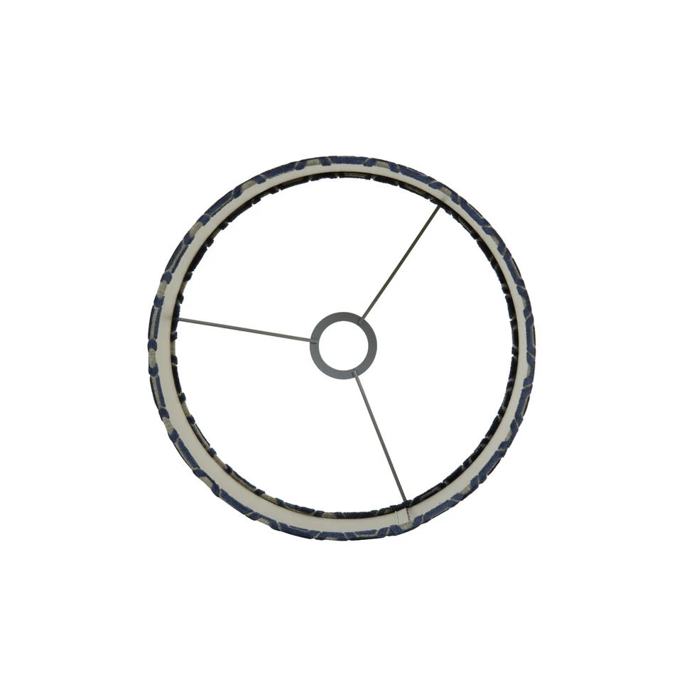 Cilinder Lampenkap Maze - Blauw - Ø40x30cm 3 Cilinder Lampenkap Maze - Blauw - Ø40x30cm - Afbeelding 3