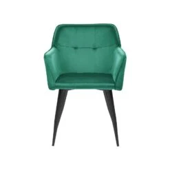 Beliani Eetkamerstoel JASMIN - Groen Fluweel -Huishoudelijke Voorwerpen Winkel dfe121ed0a2947d79d30672fcb0c5672