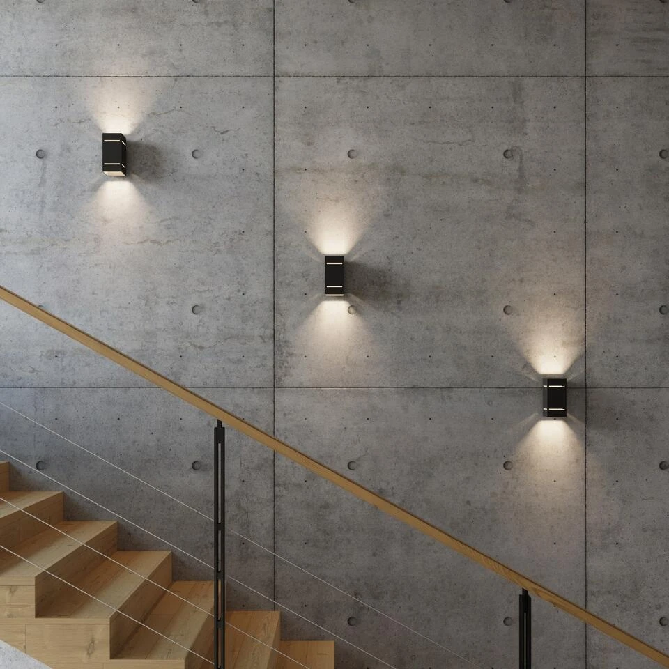 Sollux Wandlamp Blocco - 1 Lichts - 12 X20 Cm - Zwart 4 Sollux Wandlamp Blocco - 1 Lichts - 12 X20 Cm - Zwart - Afbeelding 4