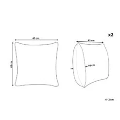 Beliani Sierkussen CALENDULA - Beige Polyester -Huishoudelijke Voorwerpen Winkel ebc996c6af5a40cc8033f7cb2bc07e13