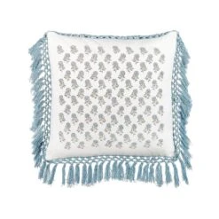 Beliani Sierkussen PALLIDA - Wit Katoen -Huishoudelijke Voorwerpen Winkel ee6f1da04afb42878ee8ca68b514e9bb