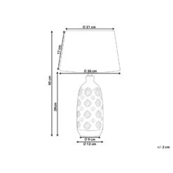 Beliani Tafellamp PALAKARIA - Multicolor Keramiek -Huishoudelijke Voorwerpen Winkel fd536d2b2e78415999700365b2587eb5