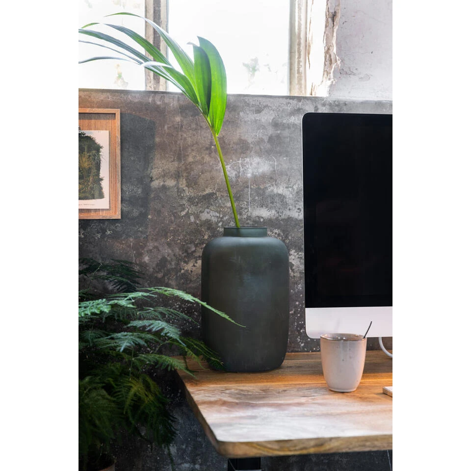 Vaas Lucy - Groen - 29xØ18,5 Cm 3 Vaas Lucy - Groen - 29xØ18,5 Cm - Afbeelding 3